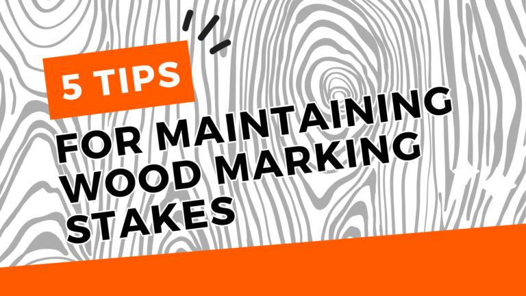 5 tips for maintaining wood marking stakes